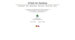 Desktop Screenshot of gtask-for-desktop.com