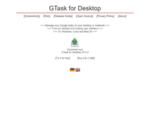 Tablet Screenshot of gtask-for-desktop.com